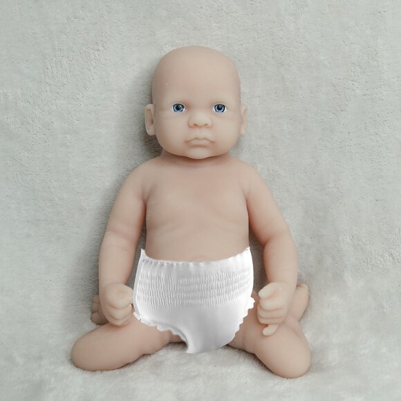 26cm Open Eyes Silicone Reborn Baby Doll 1.32lbs Full Silicone Newborn Girl Doll - Picture 2 of 7